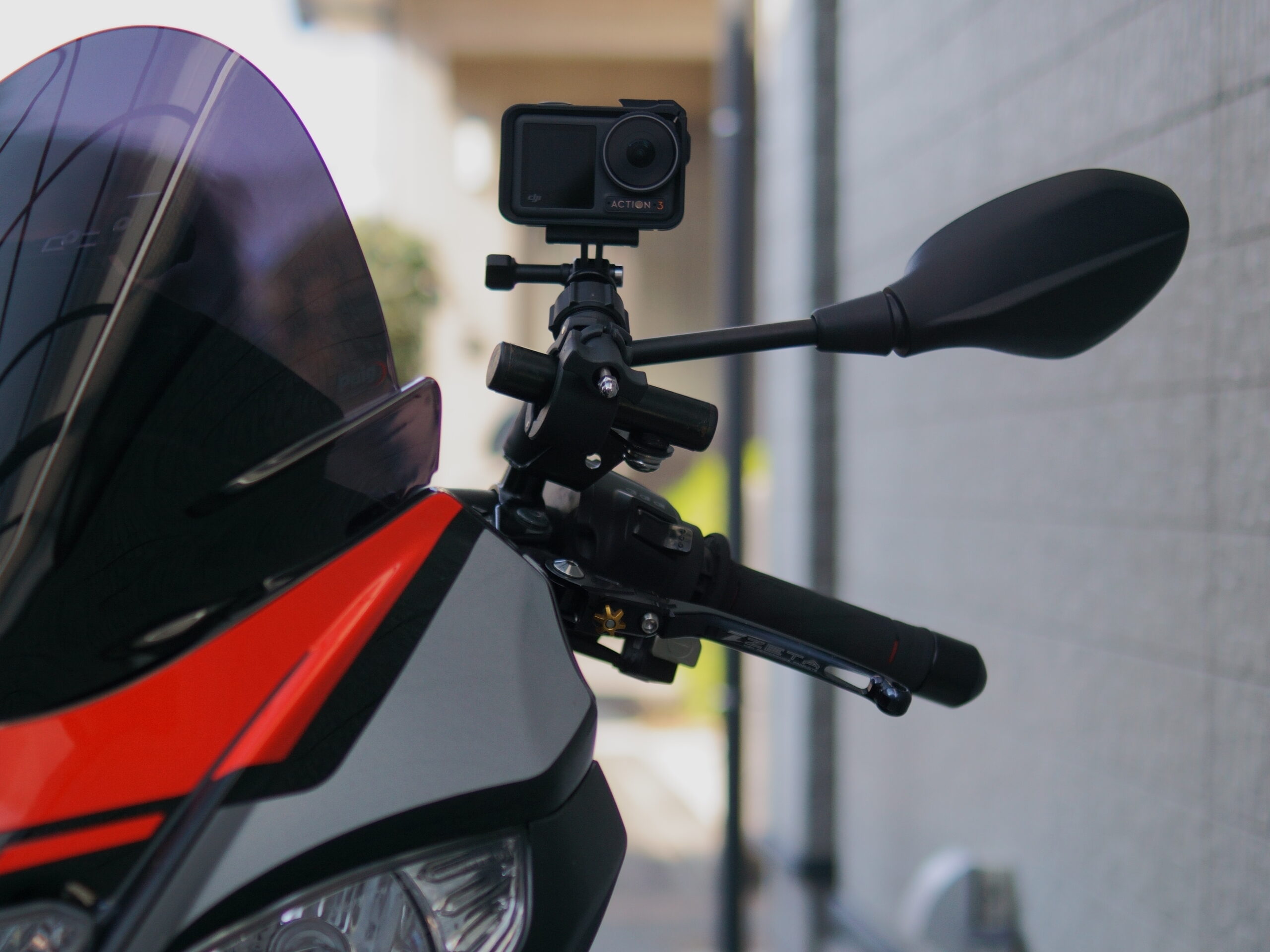 レビュー】DJI Osmo Action 3をバイクに装着して走行撮影してみた – 今 